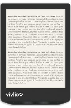 ereader vivlio - light 6 in negro-3666114448403