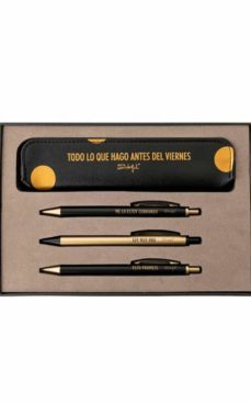 mr. wonderful set de escritura black&gold - todo lo que hago ant-8435460770903