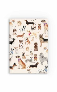 arte papel cuaderno a5 dogs-8436608787913