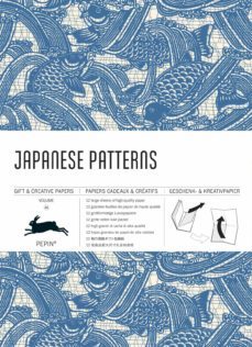 pepin libro papel regalo japanese patterns-9789460090523