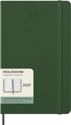 agenda 2027 semanal large tapa dura verde mirto moleskine-8056999279943