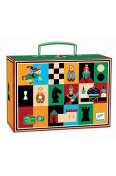 djeco juego: ajedrez y damas-3070900052253