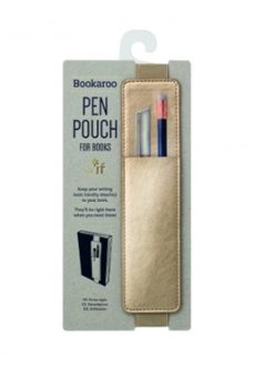 porta boligrafos y lapices con elastico para agendas y libretas gold catwalk-5035393407063