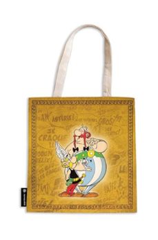 bolsa de algodón paperblanks, astérix y obélix (380x380x90mm) con bolsillo interior y cremallera-9781439797563