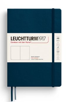 leuchtturm1917 tapa dura azul profundo  liso / en blanco-4004117661273