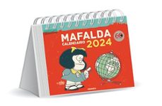 calendario 2024 mafalda. escritorio rojo-9789878935683