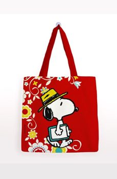 bolsa algodon snoopy pequeña - 9 sombrero-6971263712693