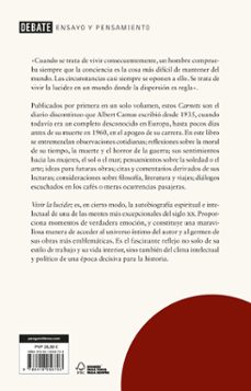 vivir la lucidez: todos los carnets (1935-1959)-albert camus-9788418056703