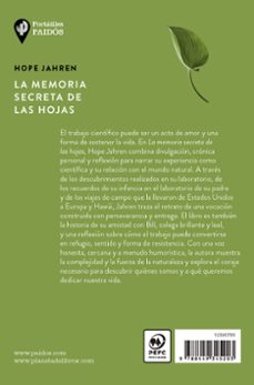 la memoria secreta de las hojas-hope jahren-9788449345203
