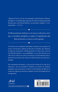 el renacimiento italiano-eugenio garin-9788434470613