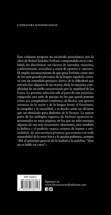 paginas escogidas-rafael sanchez ferlosio-9788439733713