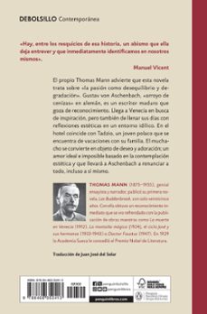 la muerte en venecia-thomas mann-9788466352413