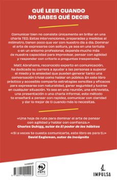 piensa rápido, habla mejor-matt abrahams-9788411004923