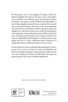 els llenguatges de la veritat-salman rushdie-9788418833823