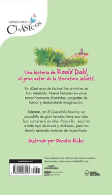 ¡que asco de bichos! y el cocodrilo enorme-roald dahl-9788420483023