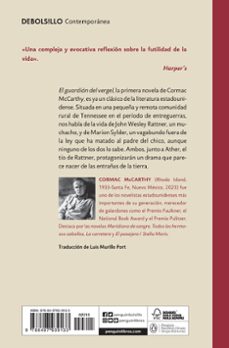 el guardian del vergel-cormac mccarthy-9788497939133