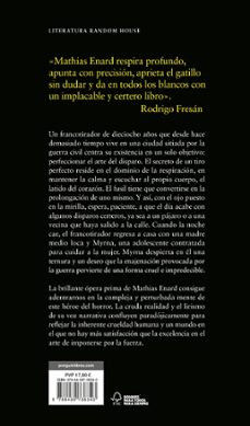 la perfeccion del tiro-mathias enard-9788439738343
