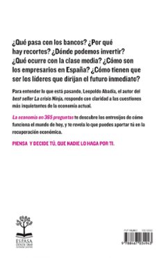 (pe) la economia en 365 preguntas-leopoldo abadia-9788467034943