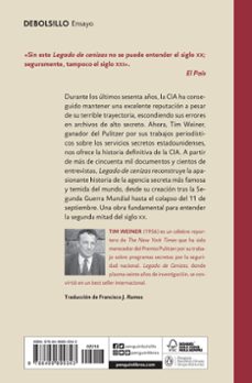 legado de cenizas: la historia de la cia-tim weiner-9788499899343