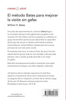 el método bates para mejorar la visión sin gafas-william h. bates-9788449326653
