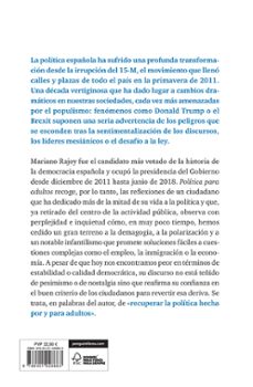politica para adultos-mariano rajoy-9788401028663