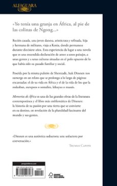 memorias de áfrica-isak dinesen-9788420407463