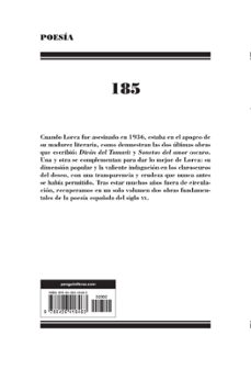 sonetos del amor oscuro y divan del tamarit-federico garcia lorca-9788426418463