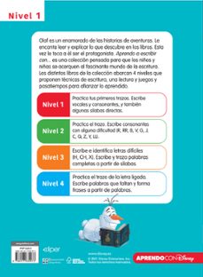 aprendo a escribir con frozen 2 - nivel 1 (aprendo a escribir con disney)-9788417630973