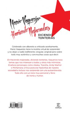 (pe) haciendo majaradas, diciendo tonterias-mario vaquerizo-9788467006773
