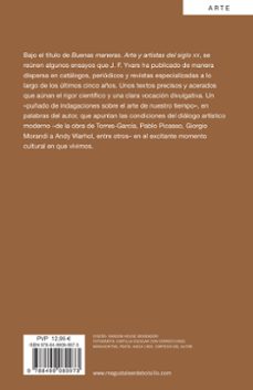 buenas manera: arte y artistas del siglo xx-j.f. yvars-9788499089973