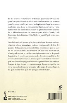 la avaricia en la historia de españa-juan eslava galan-9788408287483