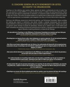 coaching: el metodo para mejorar el rendimiento de las personas-john whitmore-9788449334283