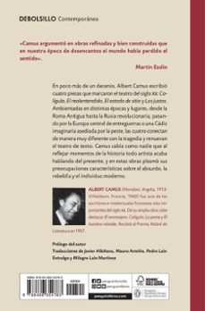 teatro: caligula, el malentendido, los justos, el estado de sitio-albert camus-9788466354783
