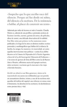escribir un silencio-claudia piñeiro-9788420477893