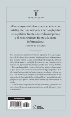 homo videns  (2ª ed.)-giovanni sartori-9788430600793