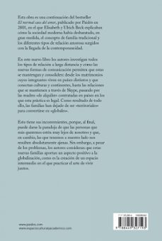 amor a distancia-ulrich beck-elisabeth beck gernsheim-9788449327193