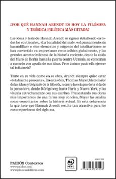 hannah arendt-thomas meyer-9788449345593