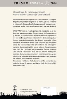 urbrands. construye tu marca personal como quien construye una ciudad (premio ensayo 2014)-risto mejide-9788467042993