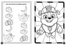 paw patrol   patrulla canina. actividades - súper mega libro de c olorear-9788448872526
