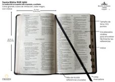 biblia reina valera 1960 letra grande. símil piel negro-9781644732168