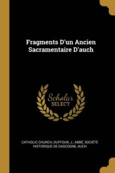 fragments dun ancien sacramentaire dauch-9780274790203