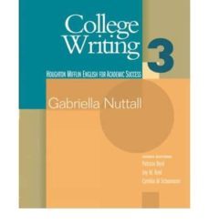 college writing 3 english for academic success-9780618230303