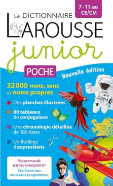 dictionnaire larousse junior poche, 7-11 ans, ce-cm-9782036048003