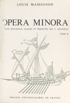 opera minora (2) (ebook)-louis massignon-9782705951603