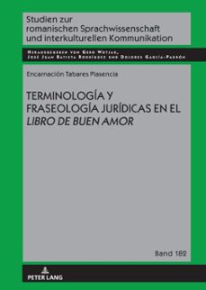 terminologia y fraseologia juridicas en el libro de buen amor (ebook)-encarnación tabares plasencia-9783631888803