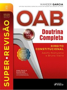 super-reviso oab doutrina completa : 2. direito constitucional - 15. ed. - 2026 (ebook)-wander garcia-9786561208703
