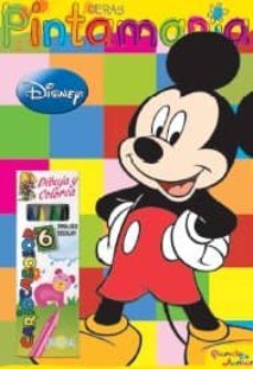 mickey y sus amigos: pintamania ceras-9788408090403