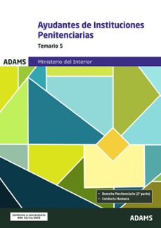ayudantes de instituciones penitenciarias temario 5-9788411168403
