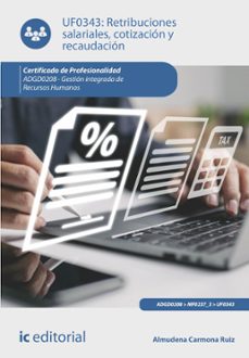 retribuciones salariales, cotizacion y recaudacion. adgd0208 (ebook)-9788411843003
