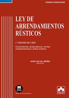 ley de arrendamientos rústicos-jose luis gil ibañez-9788413593203